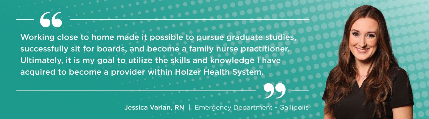 Nursing Banner: Jessica Varian, RN - Quote