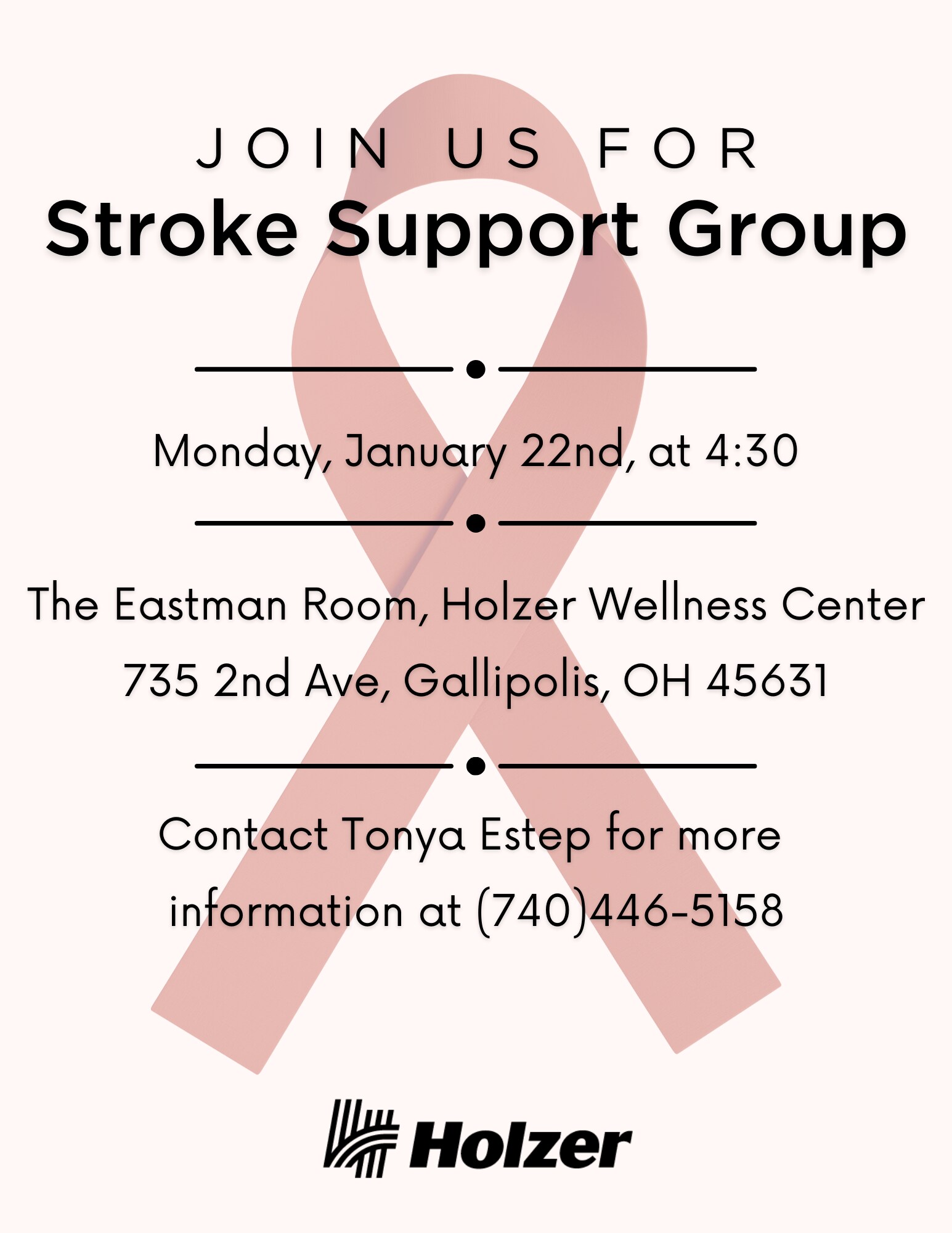 Stroke Support Group Flyer