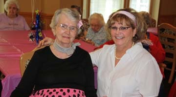 Assisted Living residents and staff celebrate anniversary