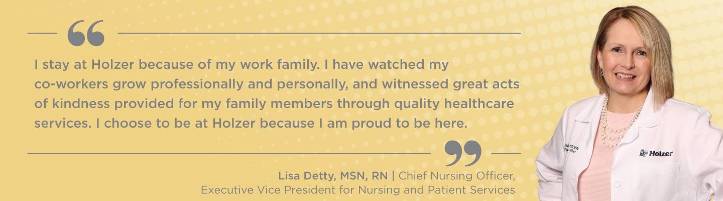 Nursing Banner: Lisa Detty, MSN, RN - quote